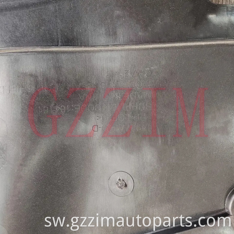 ABS SKID SKID PLATE Injini ya walinzi wa walinzi wa kifuniko cha chini cha skid ya skid kwa mfano wa Tesla y 2019+ 1498771-00-d